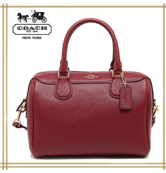 Coach mini bennett discount red