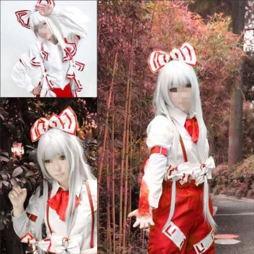 Qoo10] 永夜抄 藤原 妹紅 コスプレ衣装+ウイッ