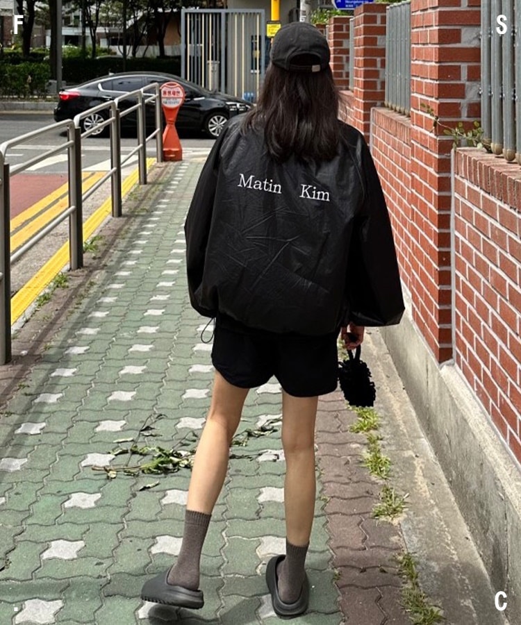 Qoo10 Matin Kim MATIN KIM LOGO ジャンパー