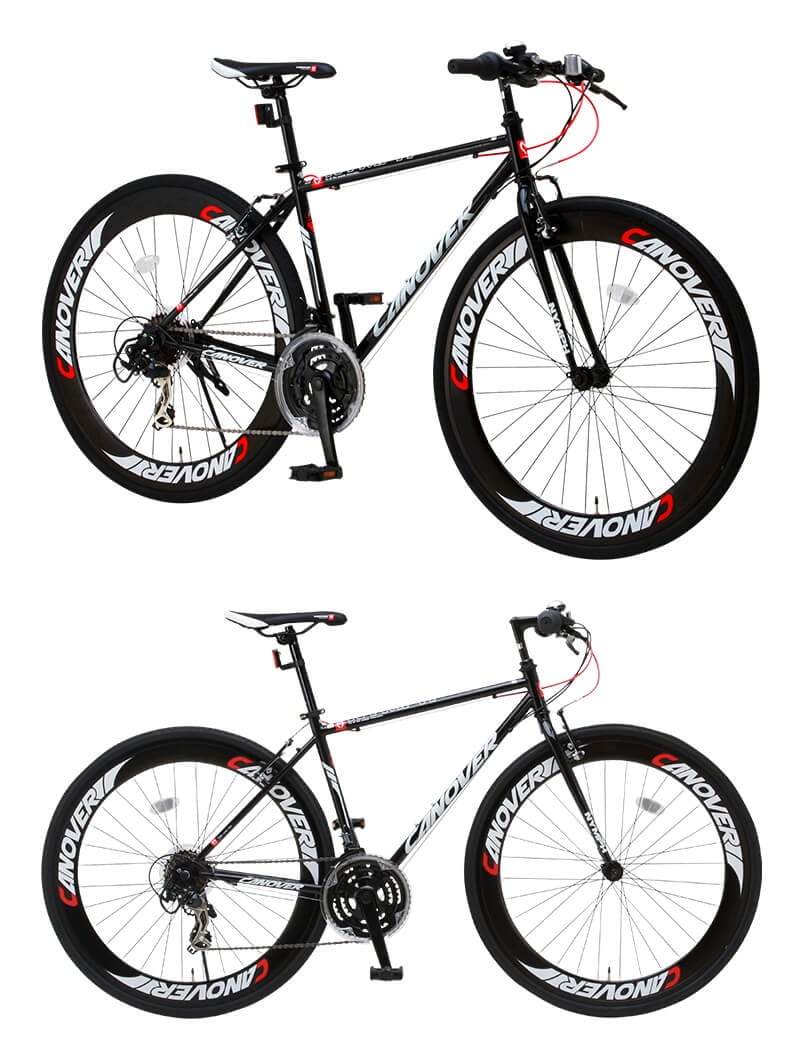 カノーバー(CANOVER) クロスバイク 自転車21段CAC-025NYMPH CANOVER クロスバイク 自転車 シマノ21段変速 700c 700×28C 27