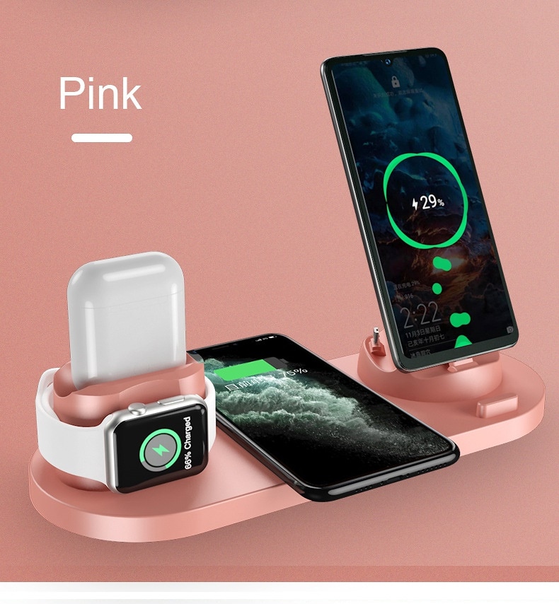 2021年春の 7in1急速充電 ワイヤレス充電器 iPhone12 Qi対応 Android 