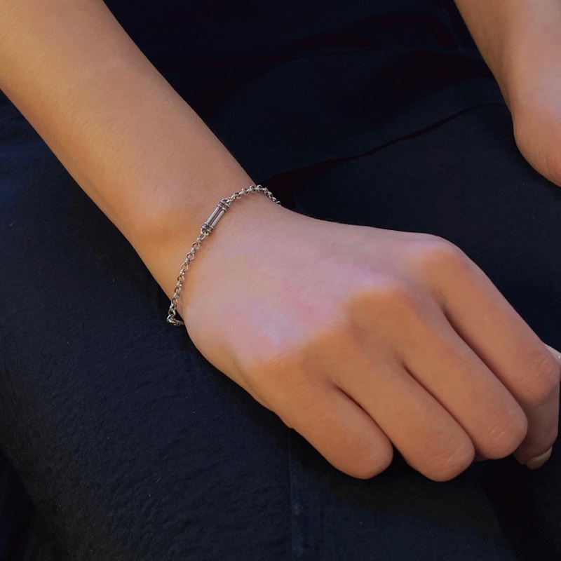 30％OFF】 bts suga着用 Bracelet Materials Silver Antique ブレスレット SIZE:16cm 