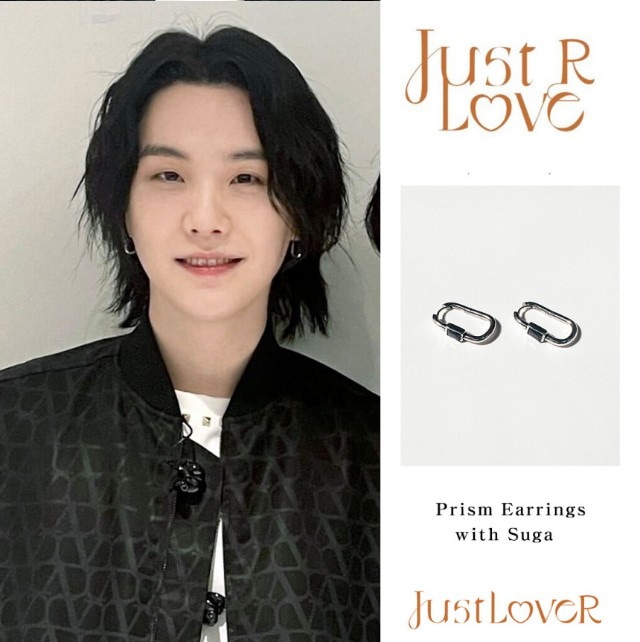 箱無し　BTS SUGA・JIMIN着用heradi ピアス 箱無し BTS SUGA・JIMIN着用heradi ピアス - メルカリ