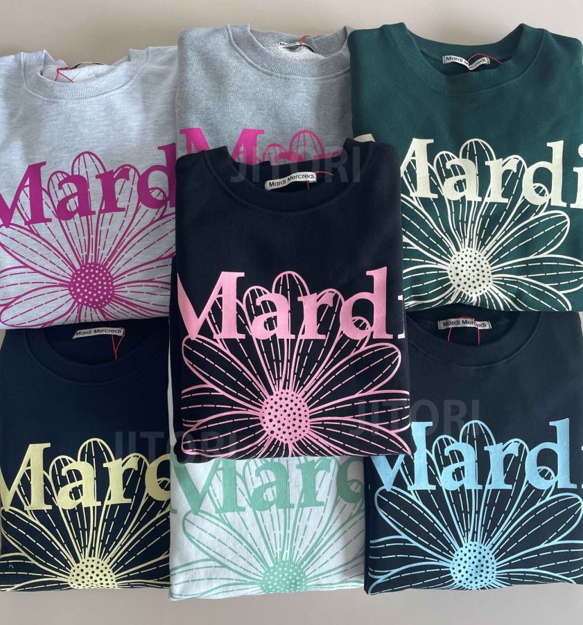 ✴︎未使用✴︎Mardi Mercredi トレーナー　フラワー ☆MARDI MERCREDI☆SWEATSHIRT FLOWERMARDI BLOSSOM 人気 韓国発