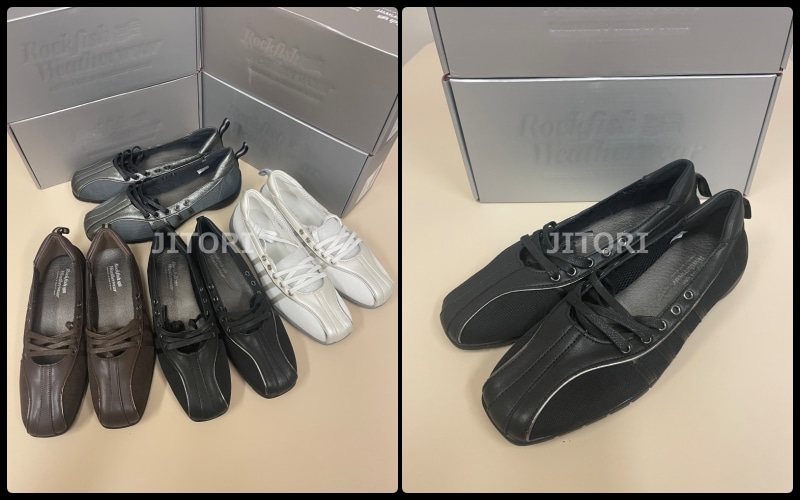 BLISS LACEUPメッシュ レースアップ フラットシューズ 付属アクセ付き Qoo10 rockfish weatherwear 再入庫 BLISS LACEUP メッシ