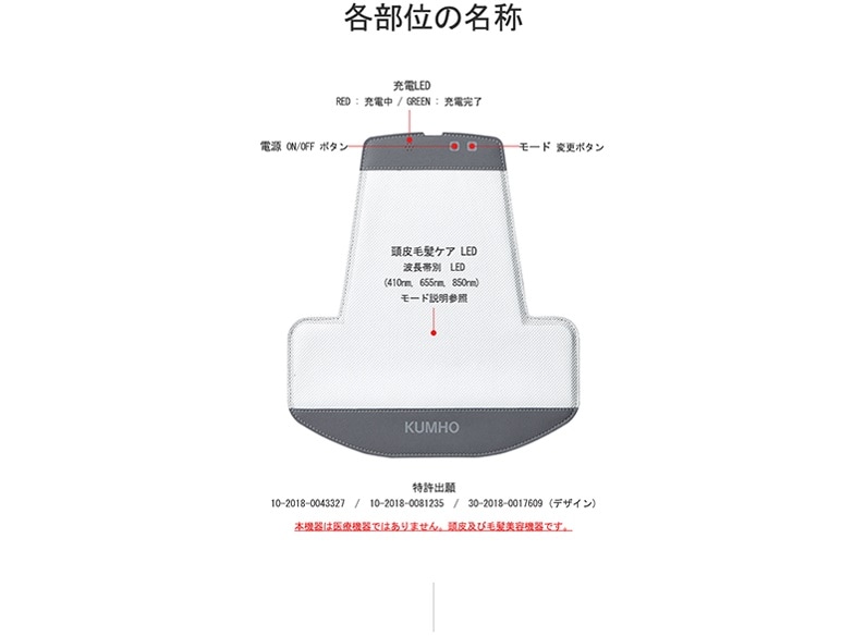 Qoo10] KUMHO RC600-GW LED美髪