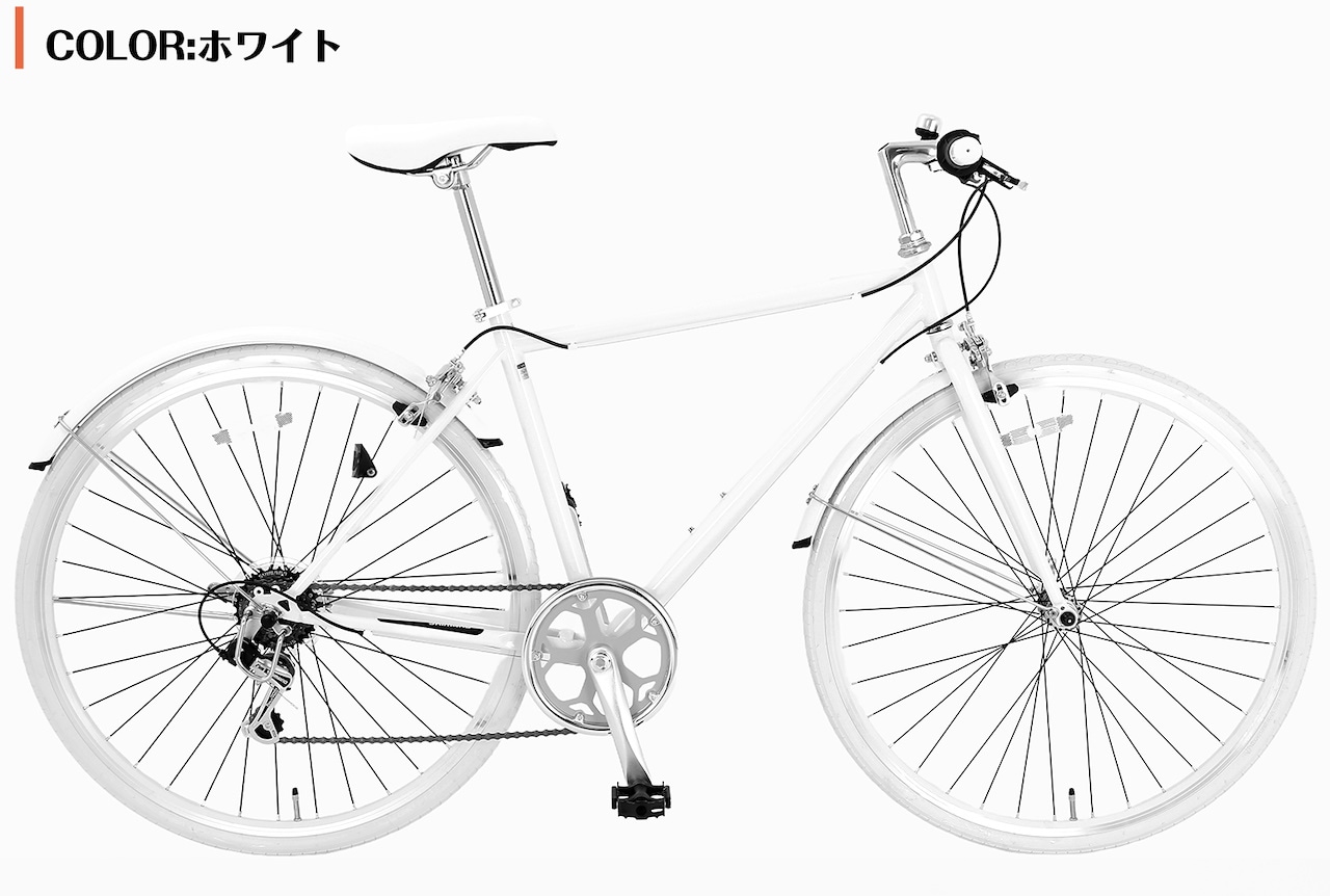 Qoo10] SPEED WORLD 自転車 クロスバイク「組立動画あり」【ス