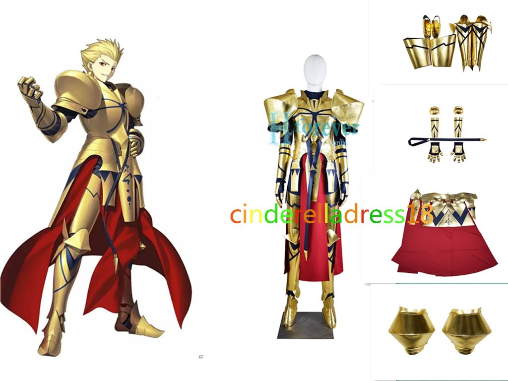 バラ売り価格 美品 超原版 忠実再現コスプレ衣装 Fate Stay Night Zero Grand Order ギルガメッシュ Gilgamesh 英雄王 鎧 合皮 付き 割引特売中 Ssl Daikyogo Or Jp