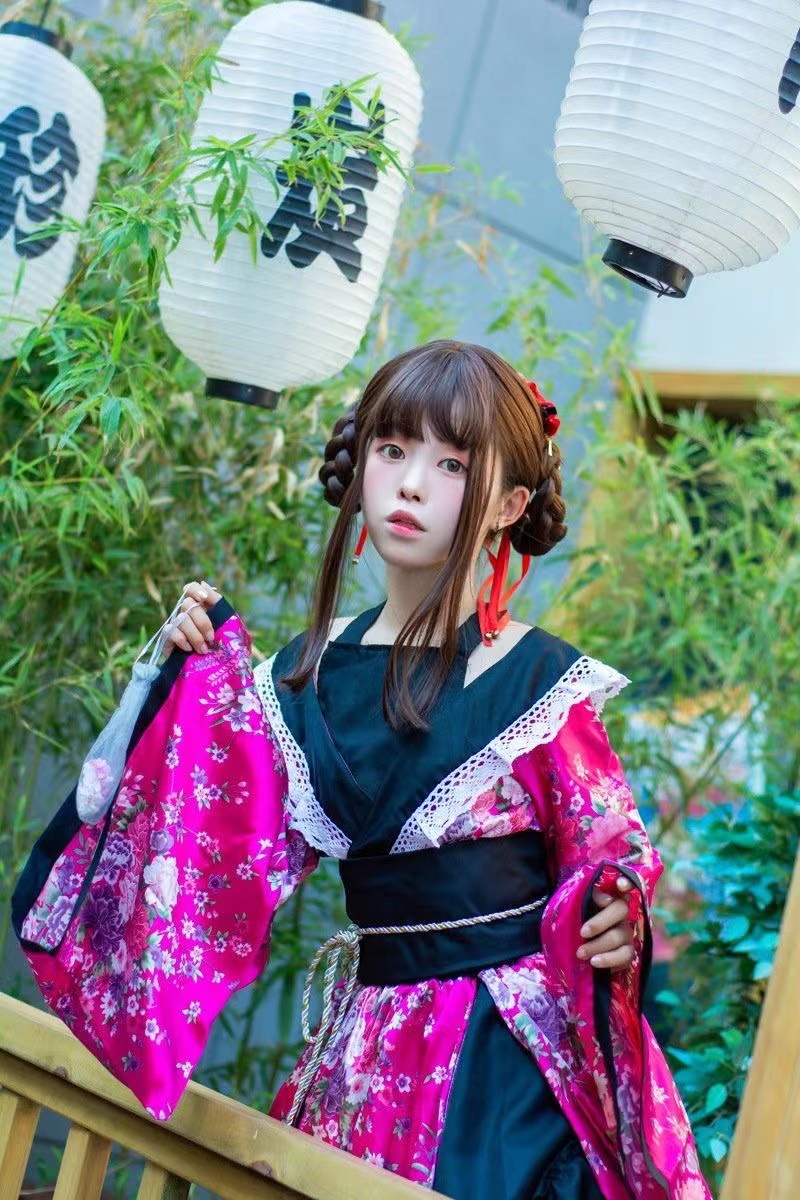 Qoo10] 日本女性伝統着物スーツコスプレ撮影アニメ