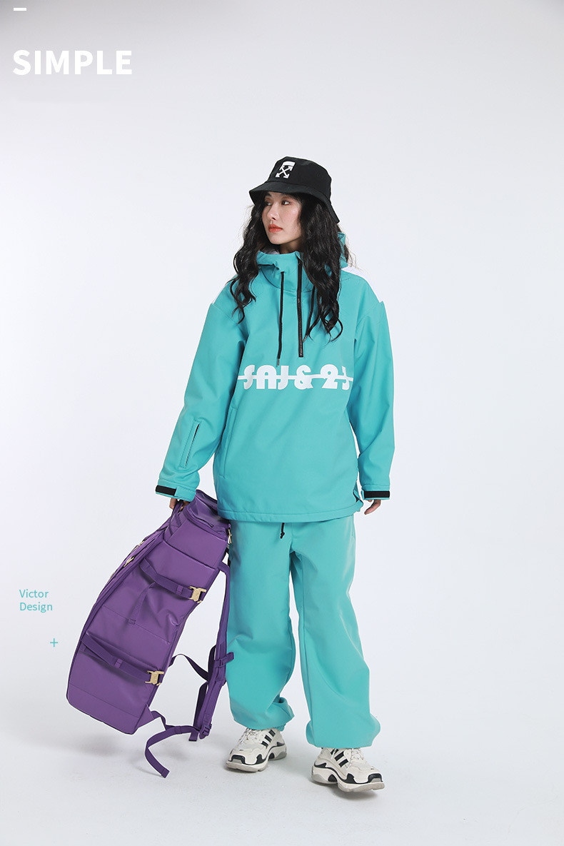 スノーボードウェア上下セットメンズレディース男女兼用20232024作