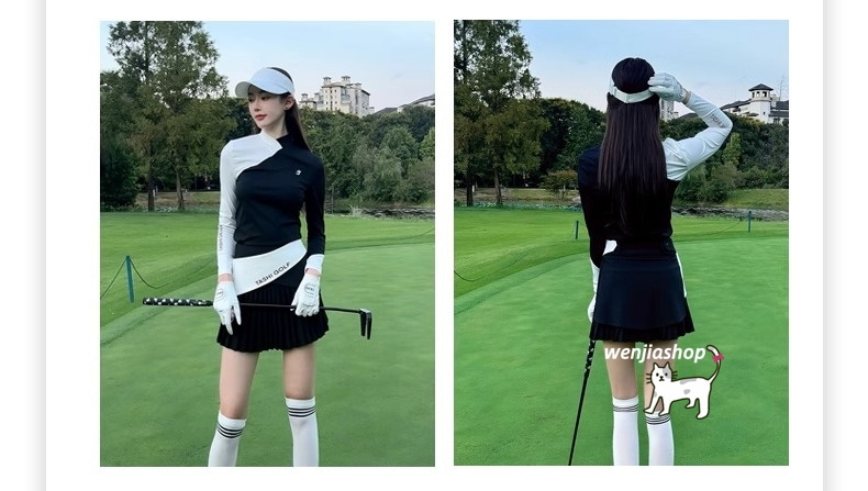 Qoo10] ゴルフウェア 2025 春秋 秋服 レデ