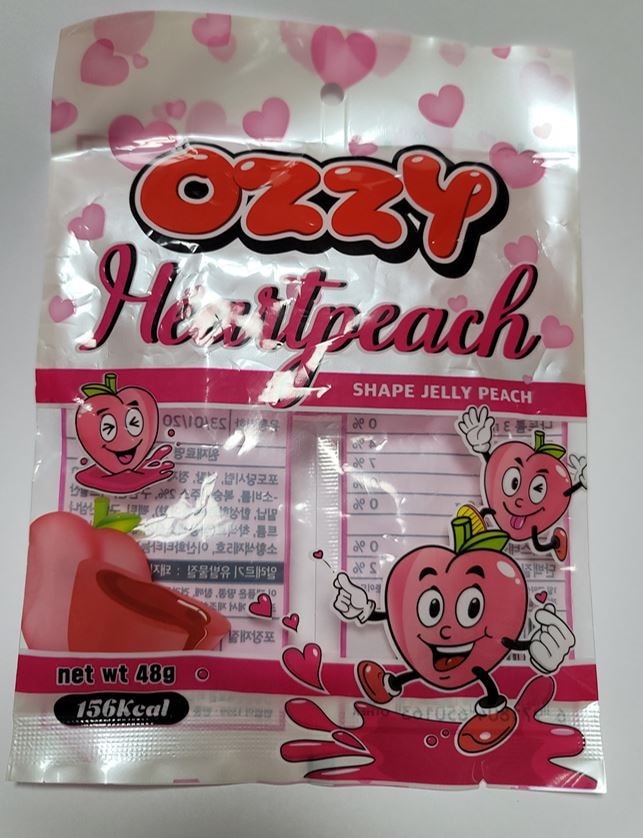 204円 正規品! OZZY ピーチグミ Peach Jelly 4個 1袋 ももグミ いちご