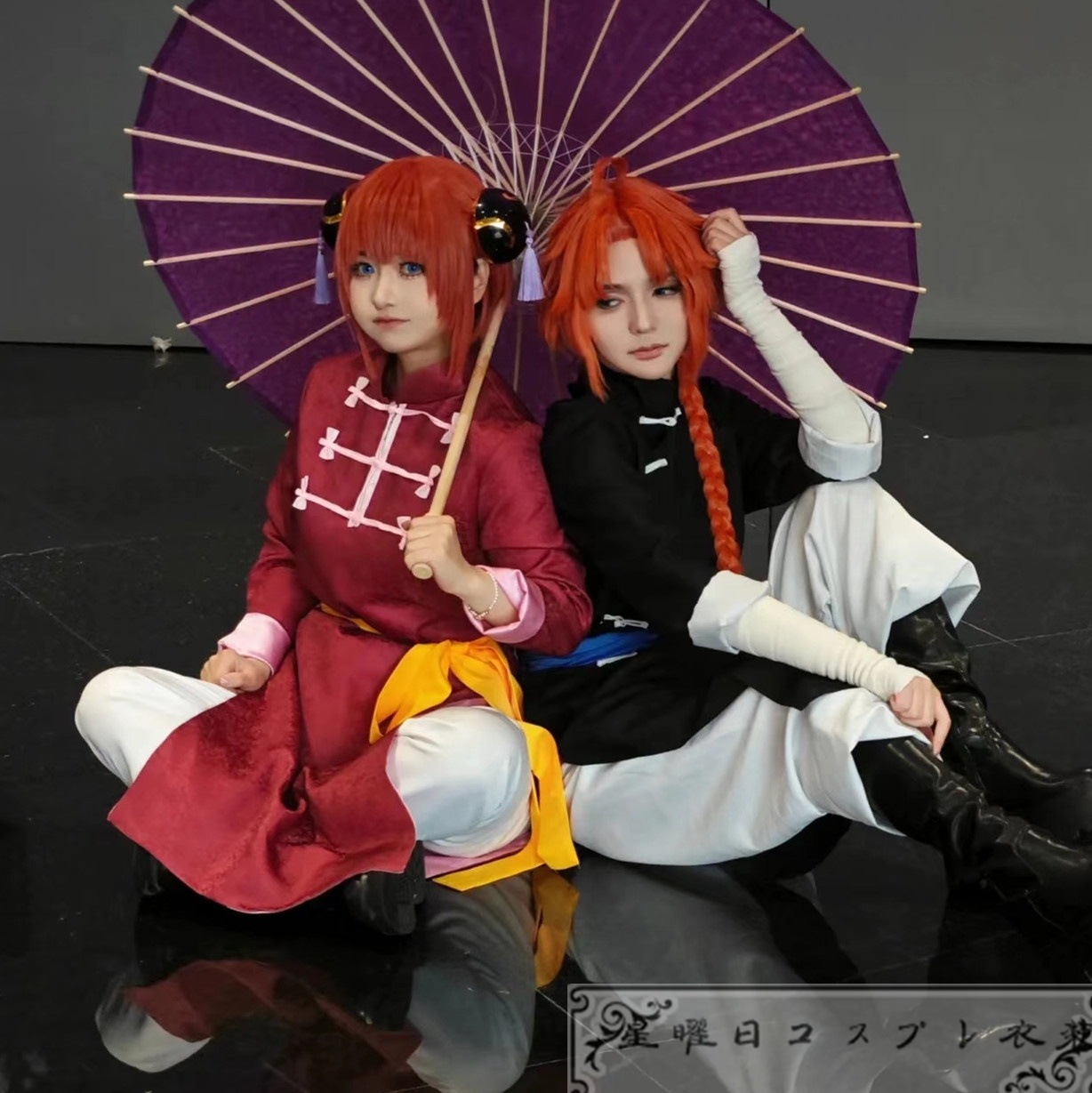 銀魂 烙陽決戦篇 神楽 コスプレ衣装＆ウィッグセット