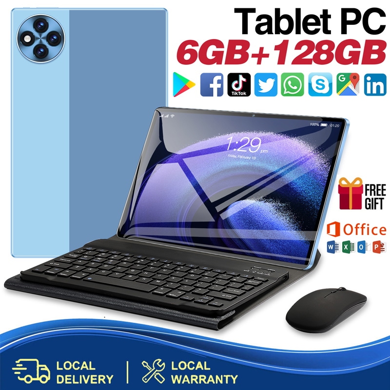 Android14 タブレット 本体 pad5 128GB 在宅 テレワーク タブレットPC 本体 Matex5 Android14 10.1インチ Wi-Fiモデル 6GB+