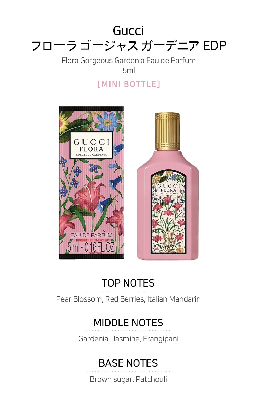 Gucci フローラ ミニ ディスカバリー 5ml X 4ea 香水 セット 【ミニ