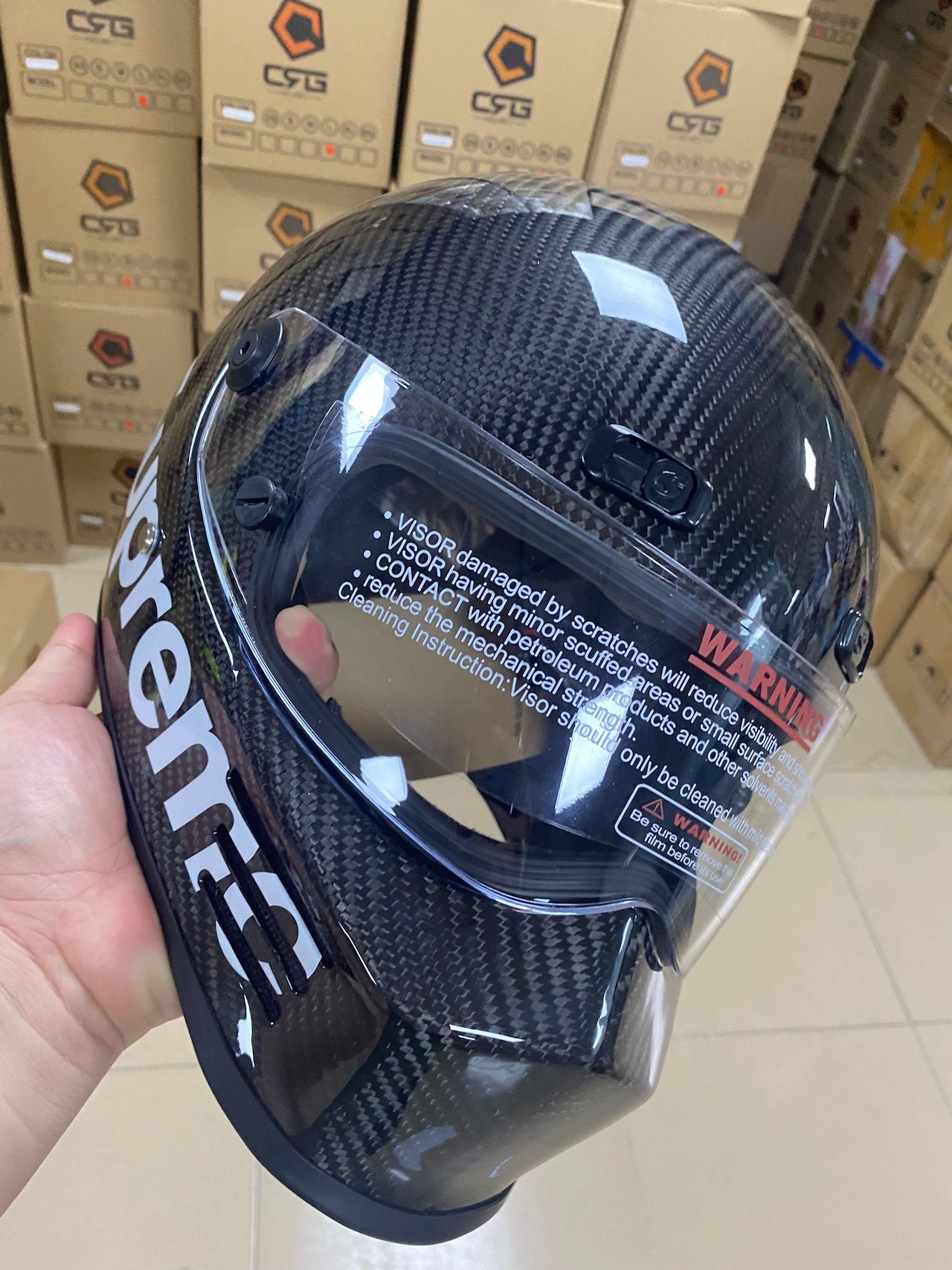 人気商品 フルヘル CRG ヘルメット SIMPSONデザイン 男女兼用 カーボンファイバー バイク用 ヘルメット サイズ2XL www