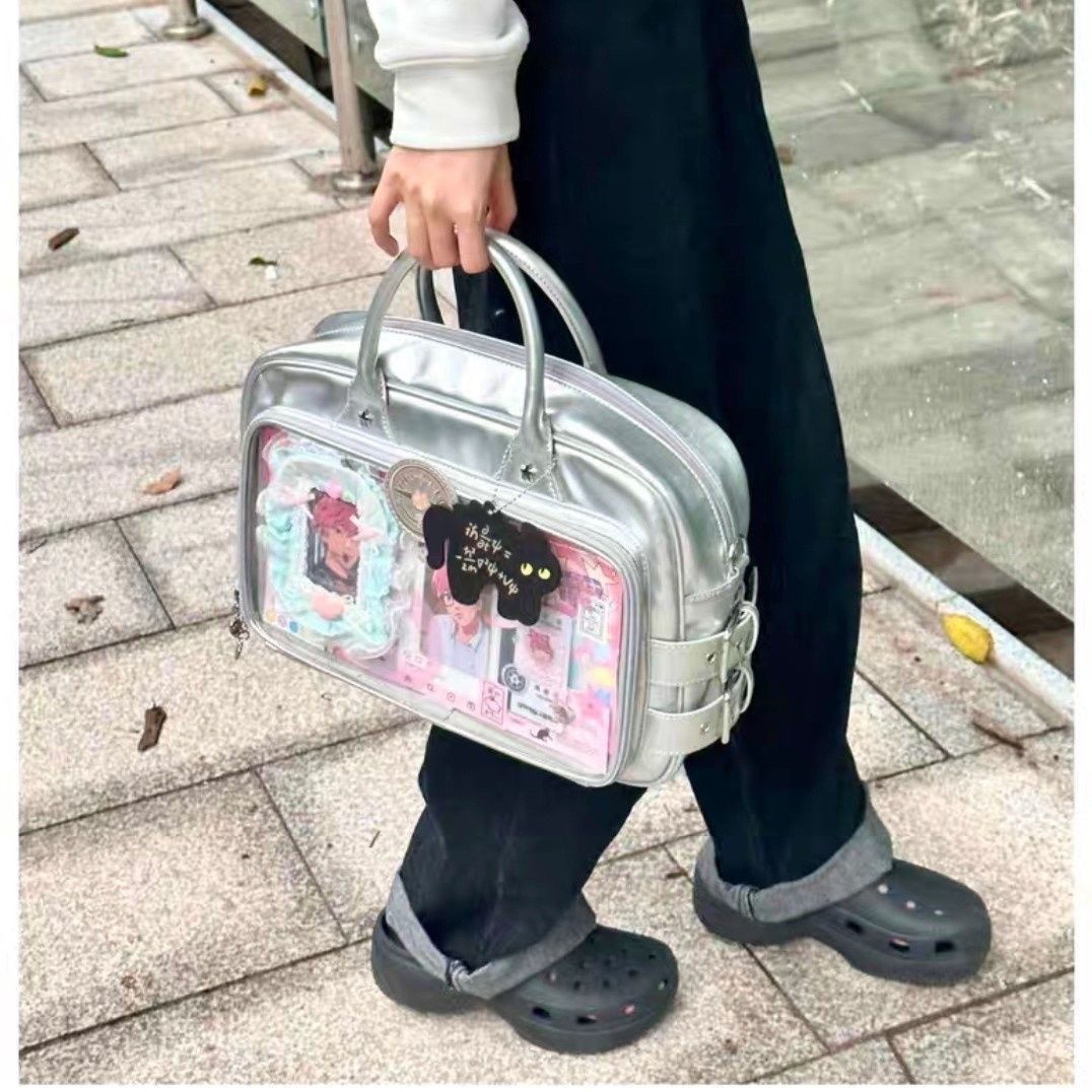 Qoo10] 痛バッグ 缶バッジ入れ 痛バ 推し活 ぬ