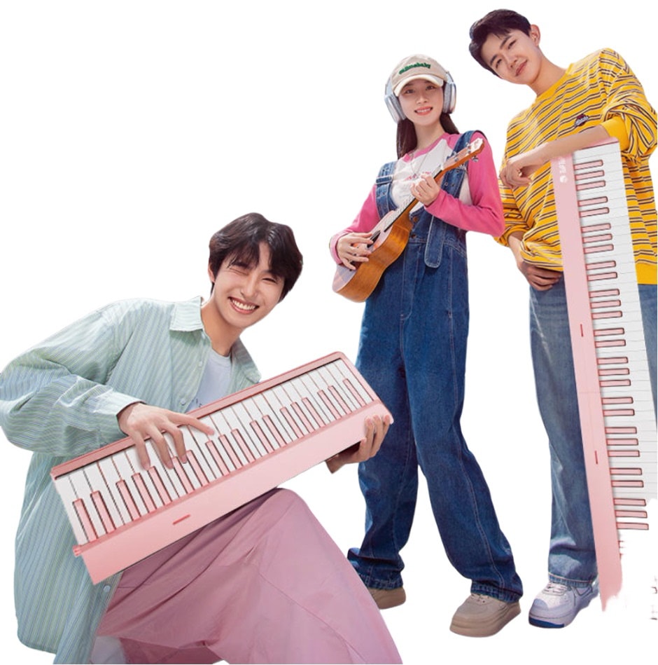 折り畳み式エレクトリックピアノ 88キー ピンク桜 鍵盤楽器 【公式通販】