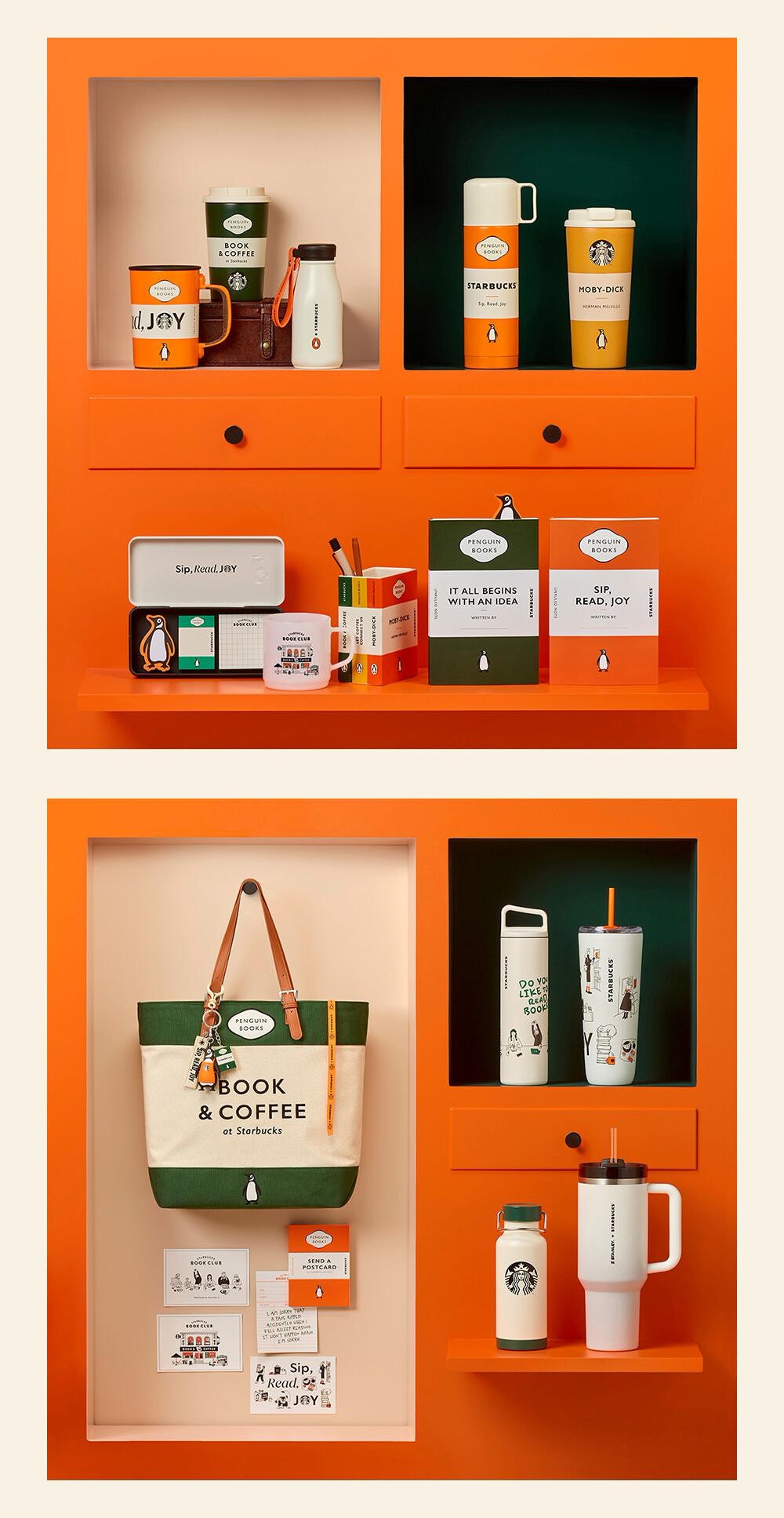 韓国スタバ☆24秋 PenguinBooks Big Book Bag (Starbucks/トート