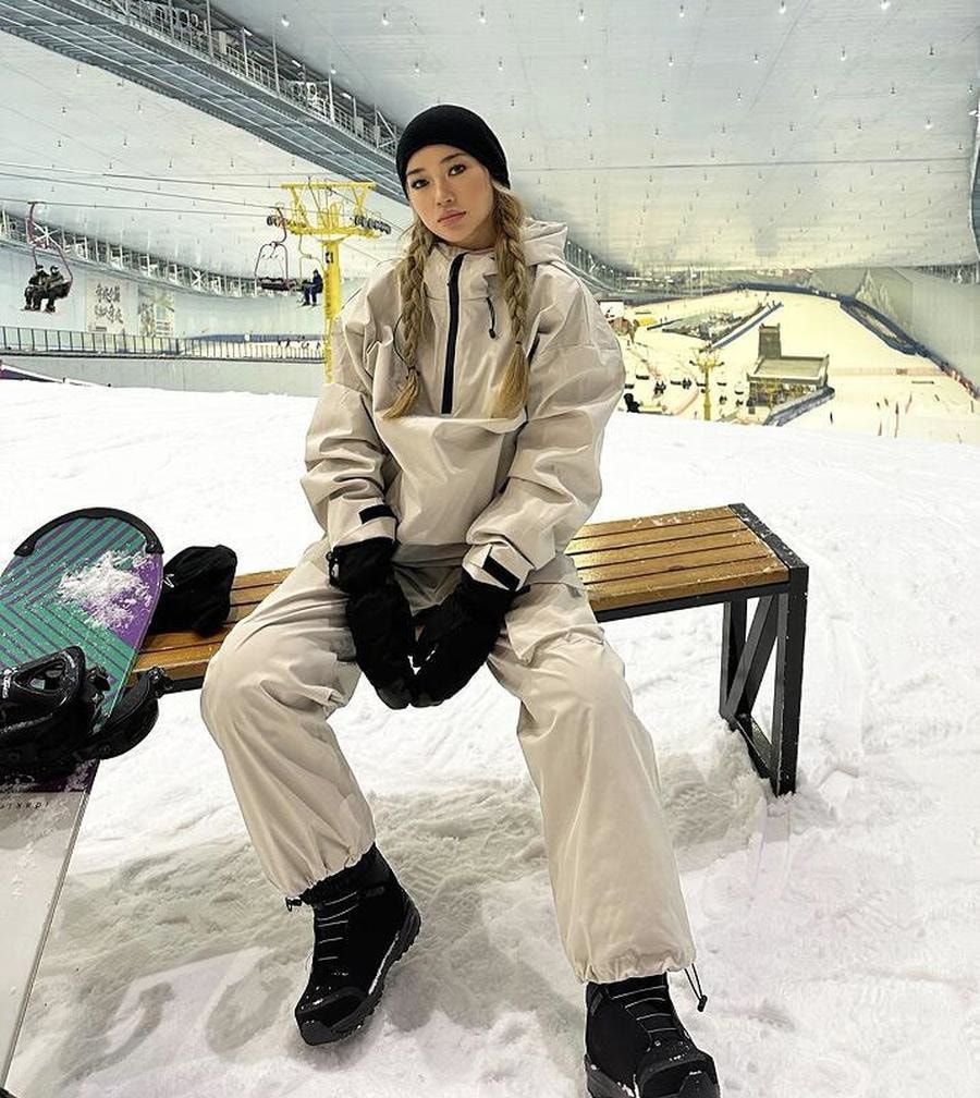 24 スノーボードウェア スノボウェア 上下セット 全色男女兼用 帽子