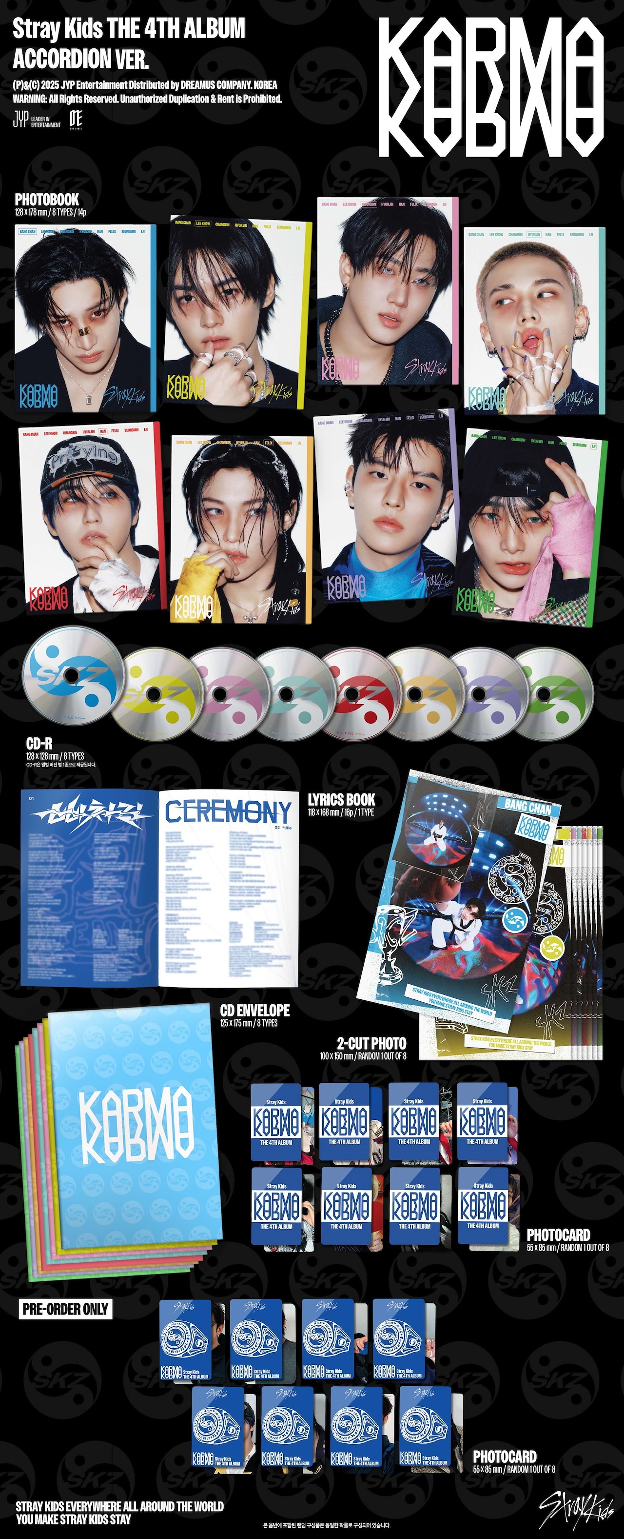 Qoo10] JYP Entertainment [KMS 2ND/8種セット][Stra