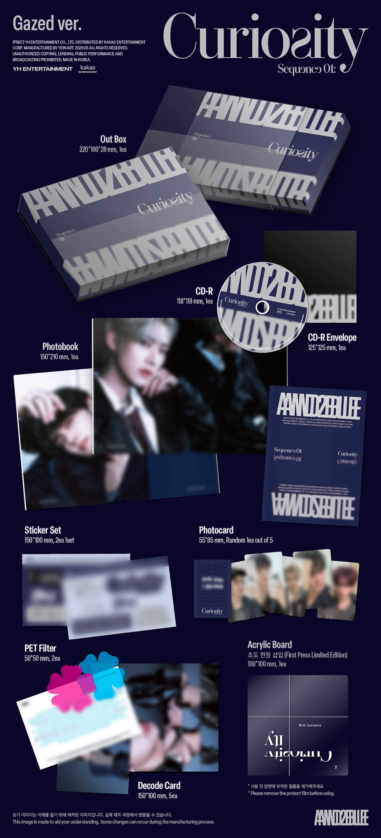 Qoo10] YUE HUA ENTERTAINMENT [AND2BLE] 1st mini a