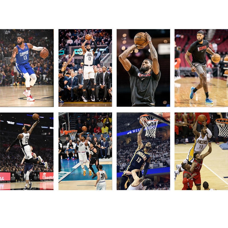 Qoo10] ポールジョージポスターhd nbaバスケ