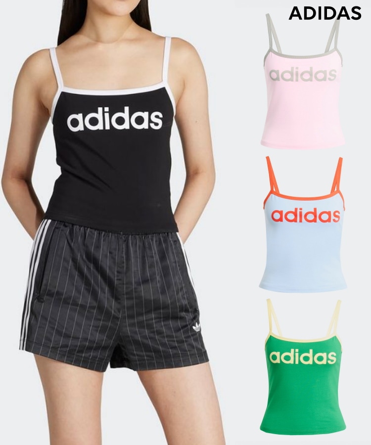 adidas Originals ピンストライプ サテン ショートパンツ 送関込 adidas パンツ PIN-STRIPE SATIN SHORTS / アディダス ピン