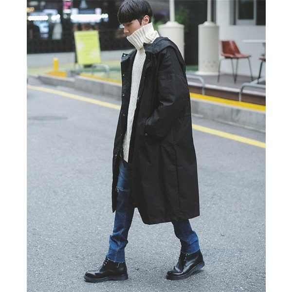 Selected Long coat MEN FASHION Coats Casual Gray XL discount 60% 