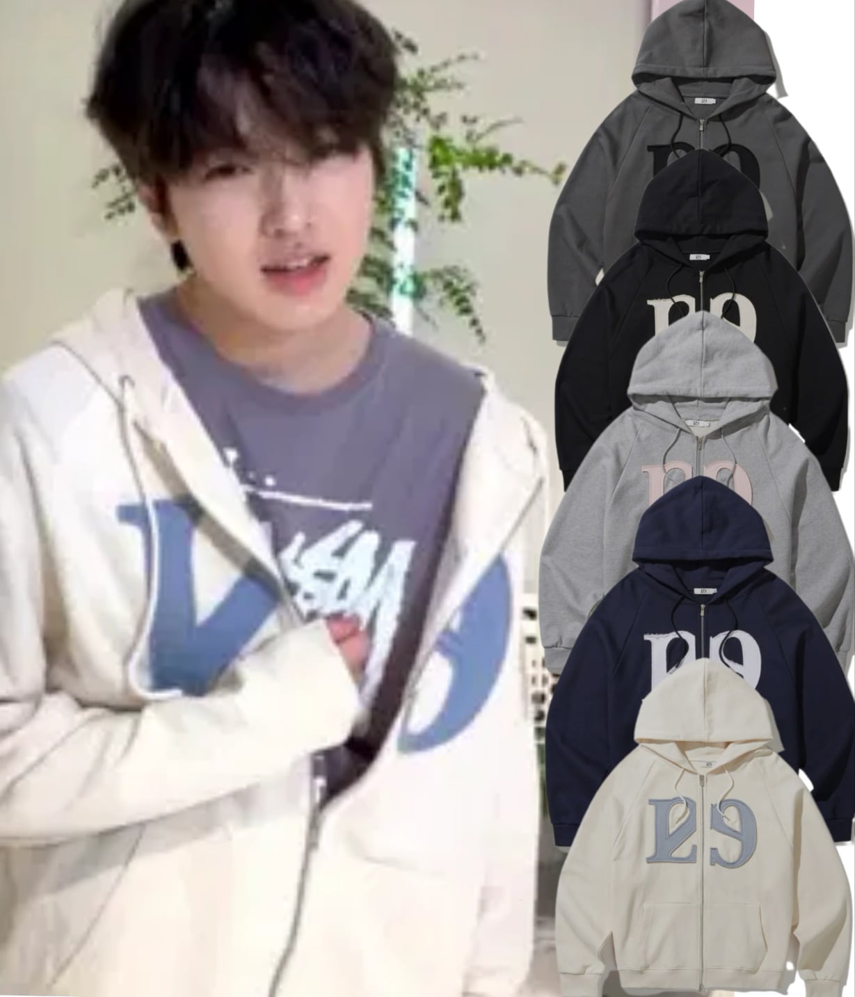 NCT WISH color HOODIE パーカー サクヤ Qoo10] ILLIGO NCT WISH サクヤ 着用 129