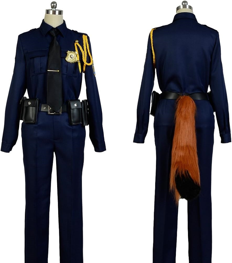 ニックコスプレ衣ニックワイルドコスプレ警察服NickWildeニック