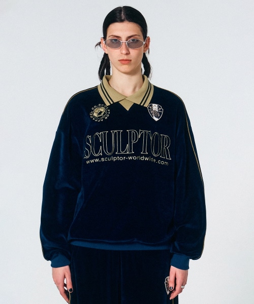 Qoo10] スカルプター Velour Soccer Jersey