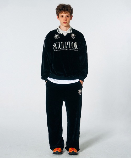 SCULPTOR（スカルプター）の「Velour Soccer Jersey/ベロア