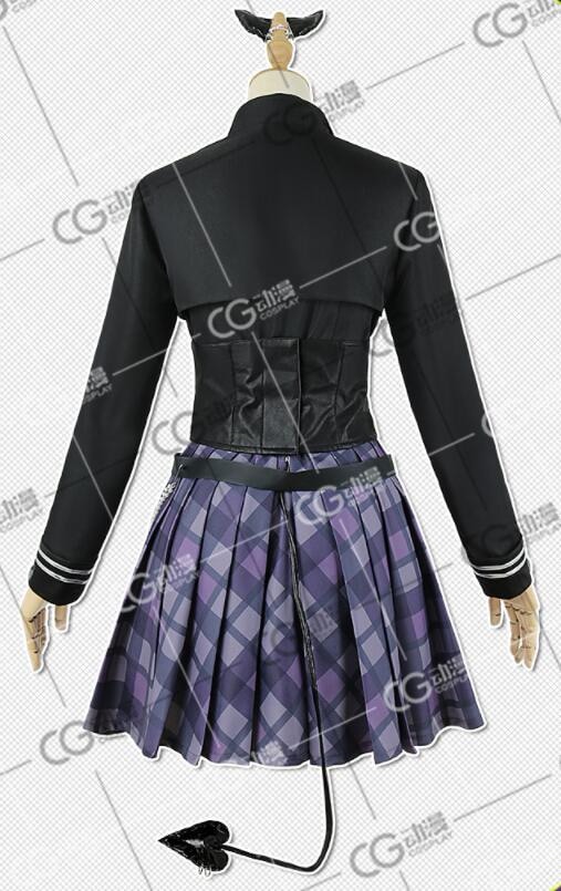 常闇トワ 制服 コスプレ ウィッグ付き ホロライブ4期生の～常闇トワ様