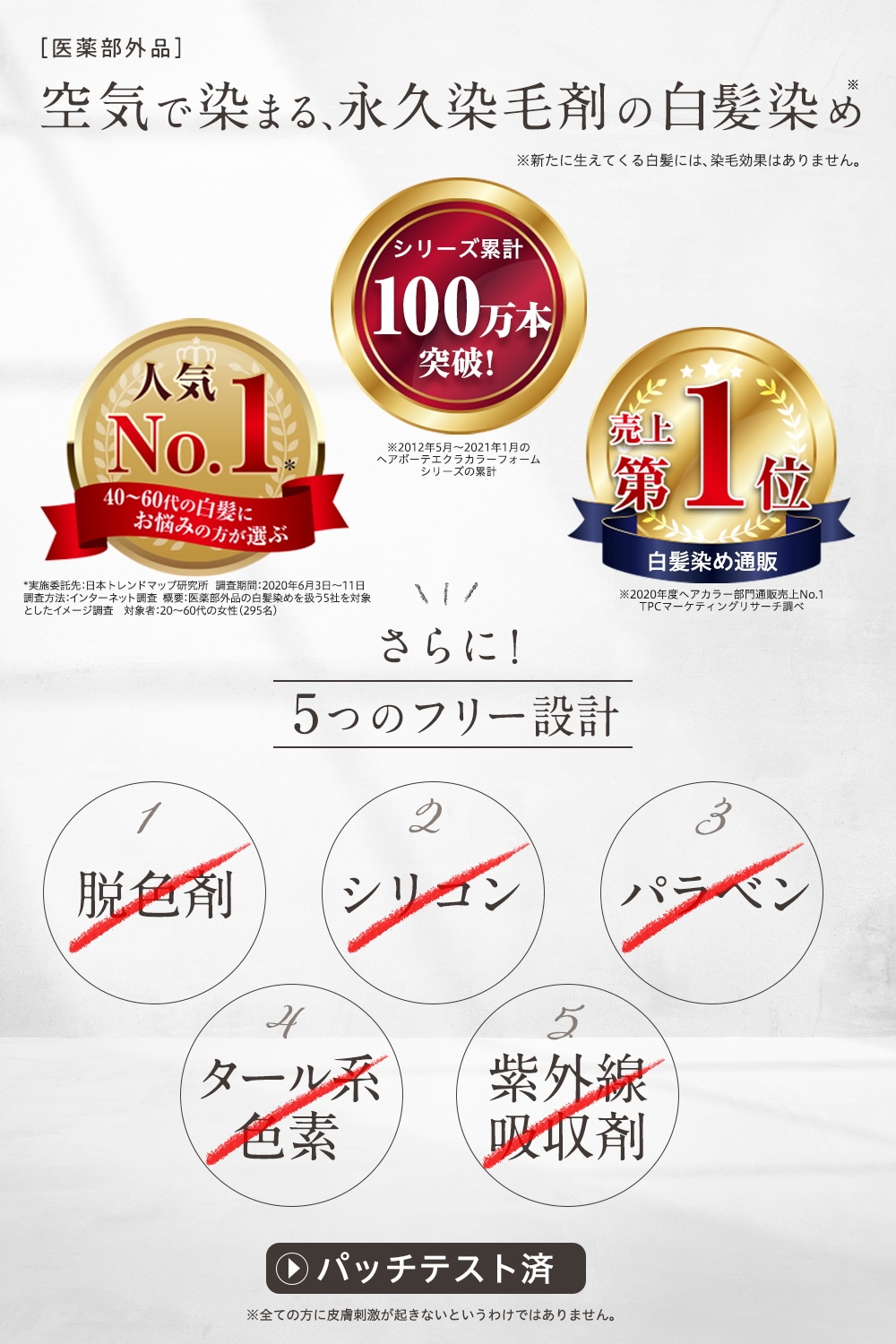 ヘアボーテエクラ ボタニカルエアカラーフォーム EX 150g 瑞々し 3本