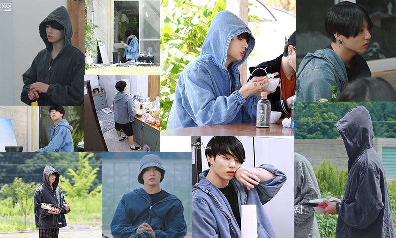 Qoo10] MARKM BTS [グク着用] ウェーブロゴデニム