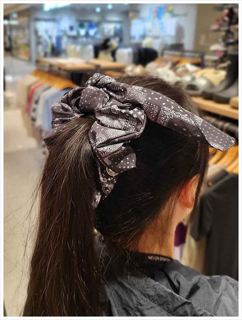 Qoo10 ザノースフェイス HAIR SCRUCHIE ヘアゴム・シ