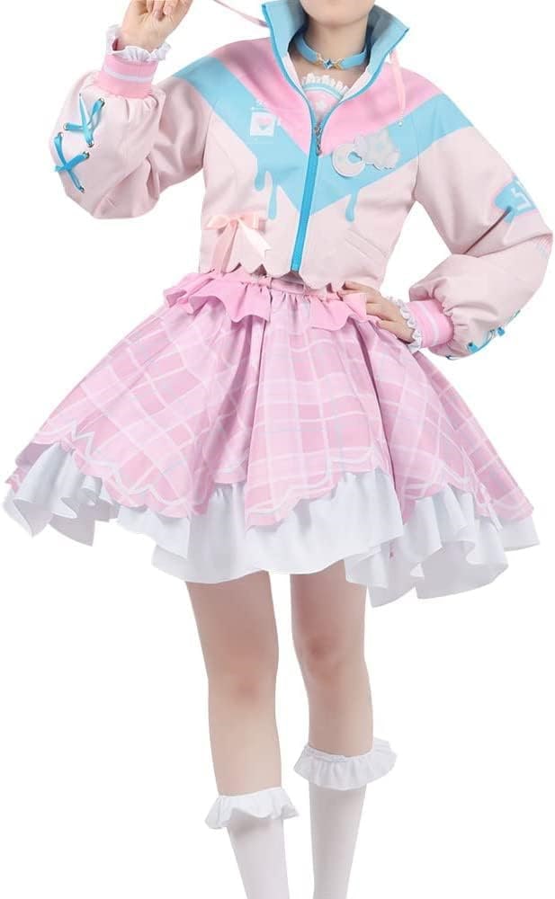 Qoo10] 天宮こころ コスプレ衣装+ウィッグ ピン