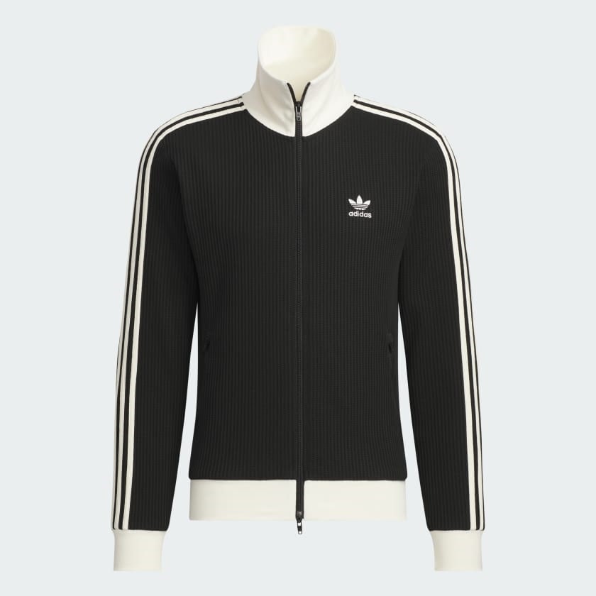 adidas ワッフルトラックジャケット M Qoo10 adidas ワッフル トラック ジャケット ミドル
