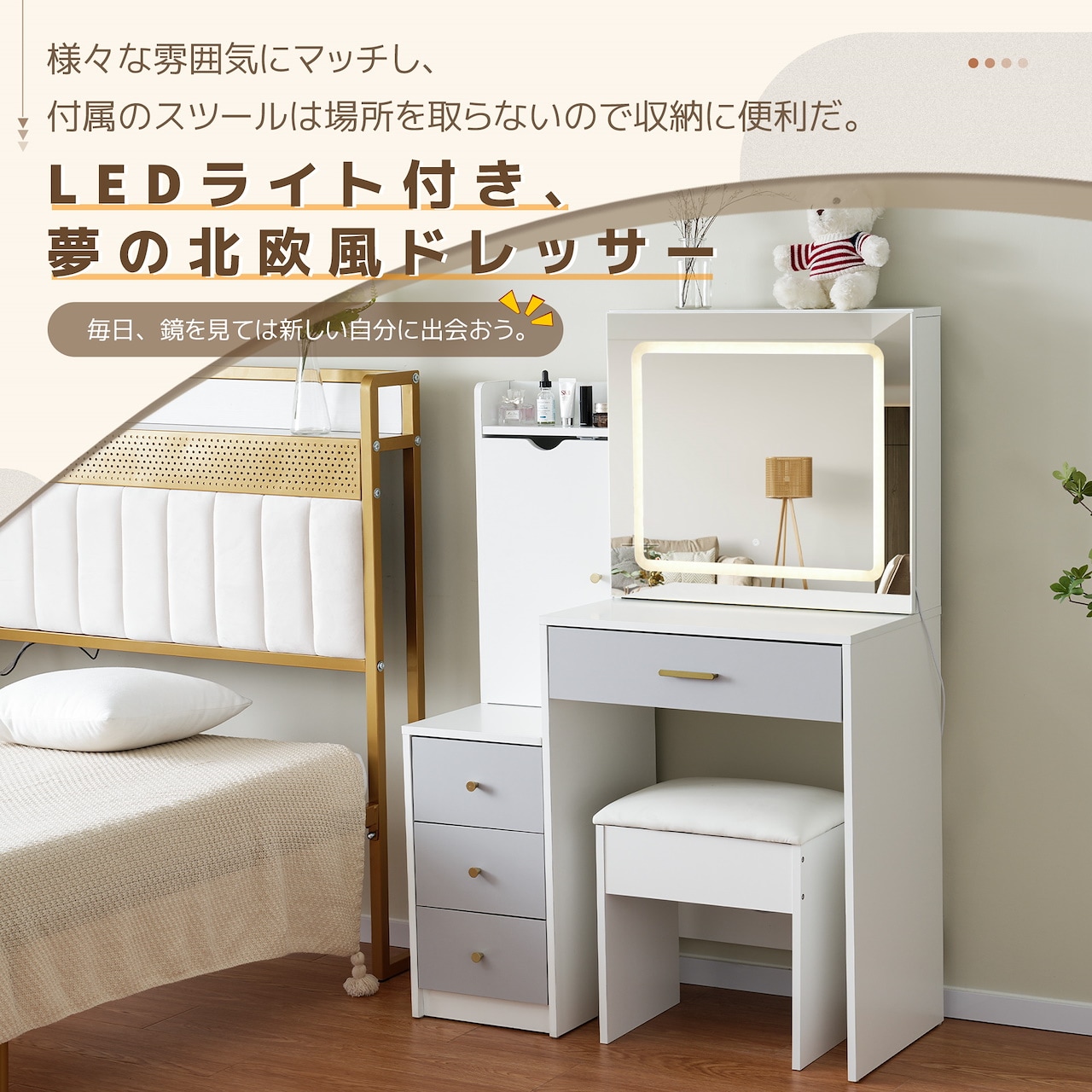 最新発見 c7fe4359-b822-4e36-be8e- ドレッサー・鏡台