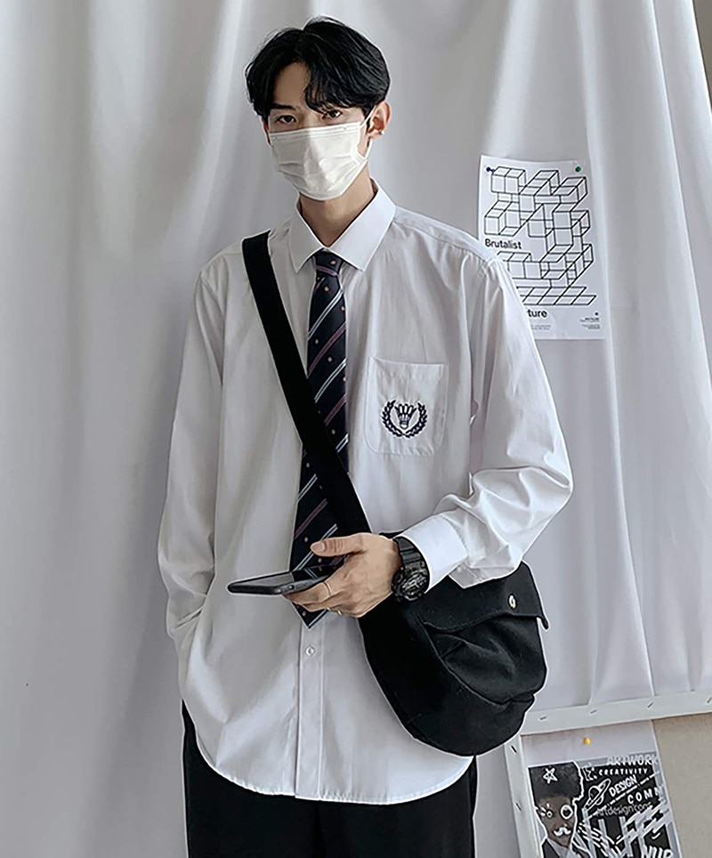 Qoo10 制服リボン ネクタイ 2点セット 78色