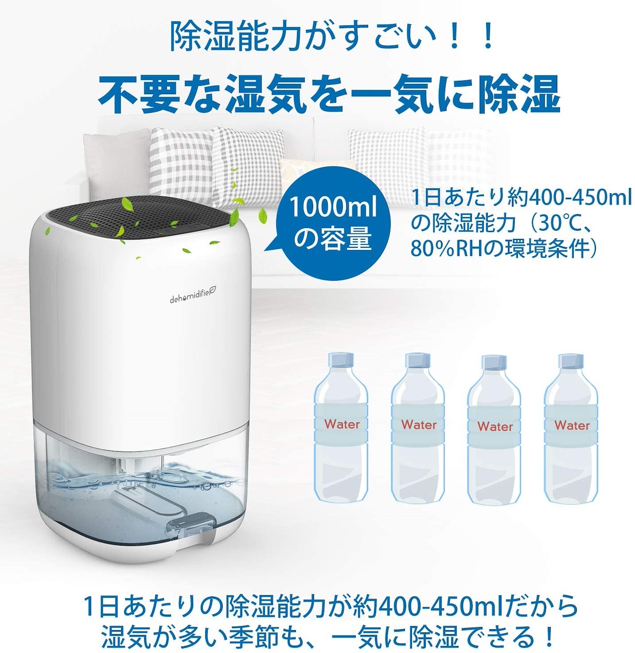 値引き交渉 除湿機 除湿器 小型 1000ml大容量 ペルチェ式 省エネ 強力除湿 梅雨対策 部屋干し カビ対策 自動停止機能 7色ランプ 軽量 静音作業  お風呂場 台所 書棚 オフィス オンラインストアネット-ssl.daikyogo.or.jp