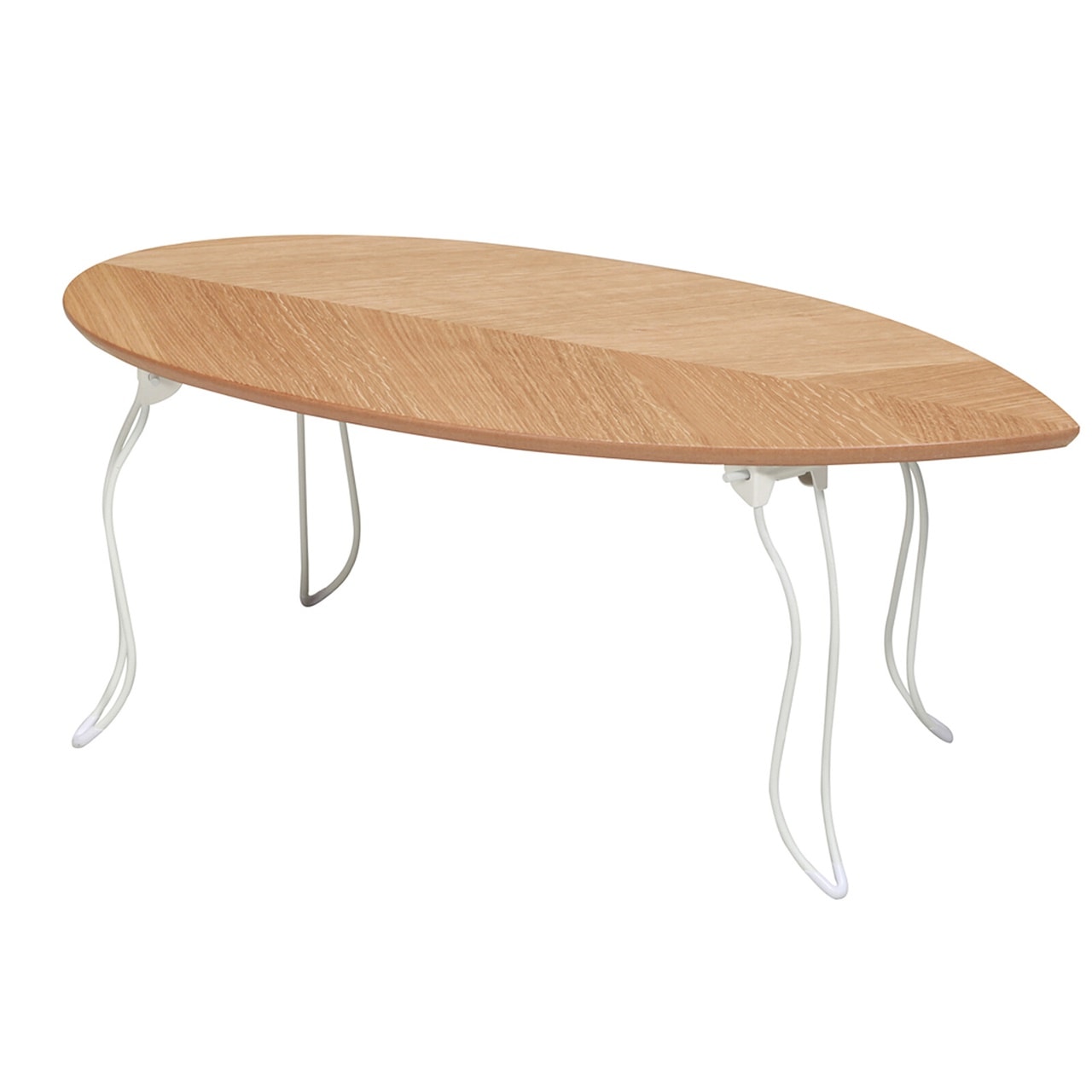 リーフテーブル 幅80cm 折りたたみ 机 つくえ モダン 木製 ナチュラル