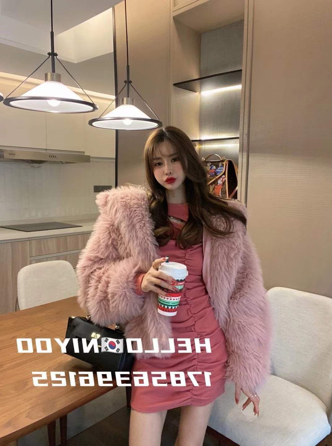 ミンクコート ファーコート プードルコート VALENTINOヘビーレース