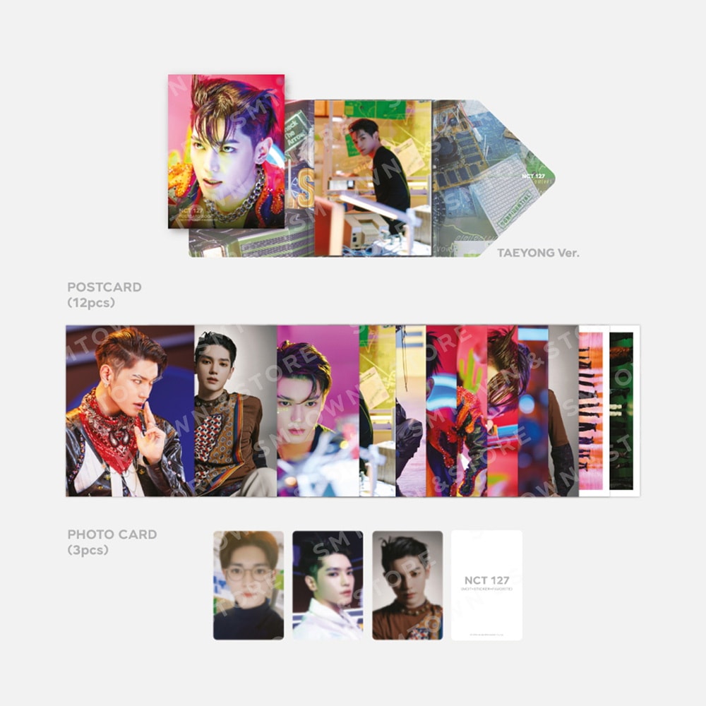 予約】NCT127 SPECIAL POSTCARD BOOK_NCIT + STICKER + FAVORITE MD