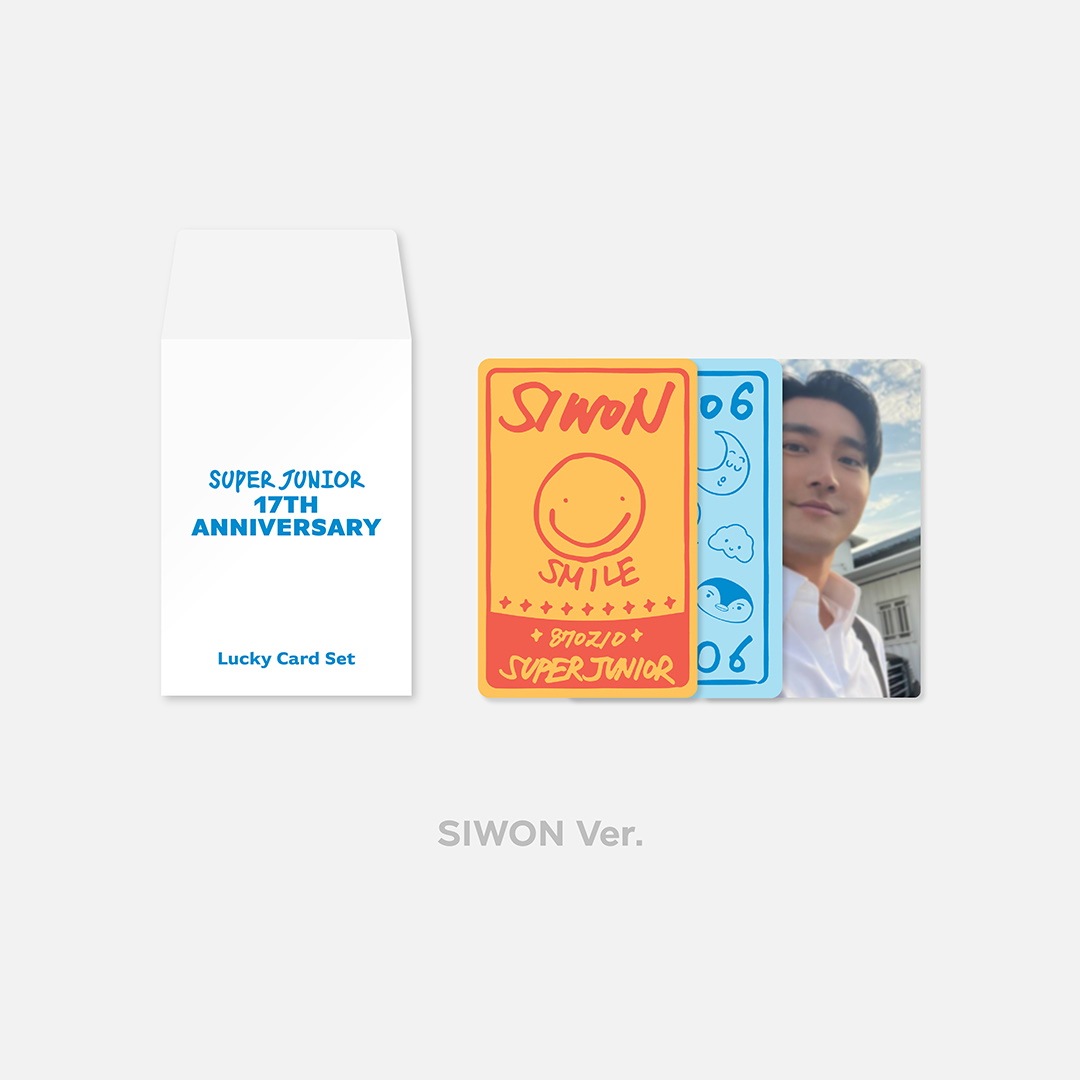 予約】SUPER JUNIOR Lucky Card SET「17TH ANNIVERSARY MD」