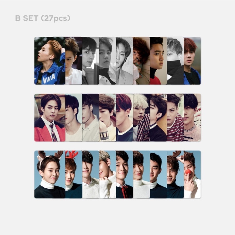 タレントカード EXO 10TH ANNIVERSARY REPACKAGEPHOTOCARD 予約】EXO Repackage Photo Card Set_Debut 10th Anniversary