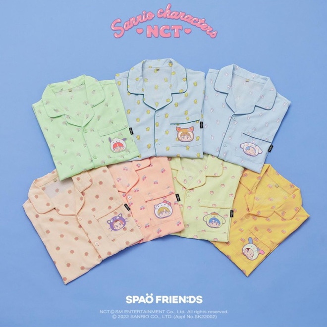 【予約】[公式トレカ付き]NCT SPAO半袖パジャマ_NCTxSANRIO CHARACTERS MD-k-funshop