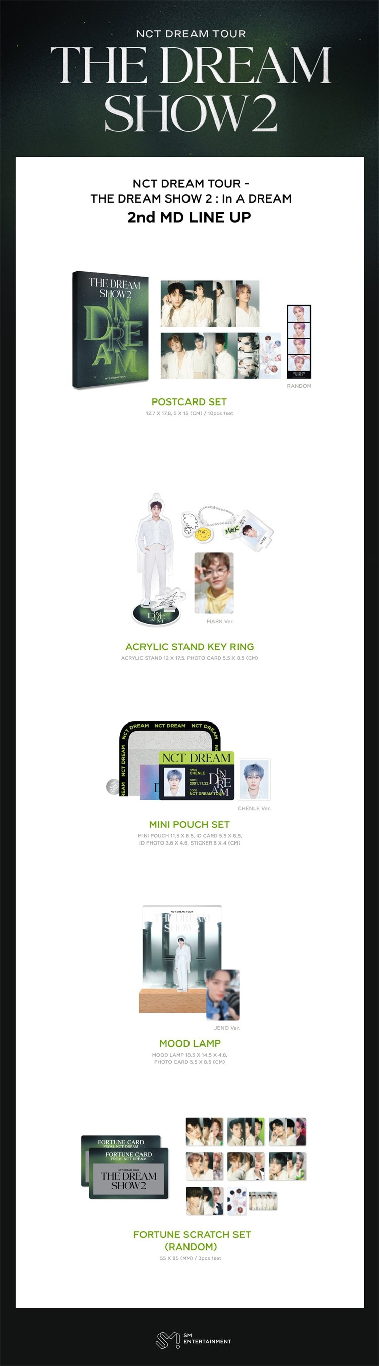 【予約】NCT DREAM MINI POUCH SET_Beyond LIVE THE DREAM SHOW 2 2ND OFFICIAL  MD「SMTOWN&STORE」-k-funshop