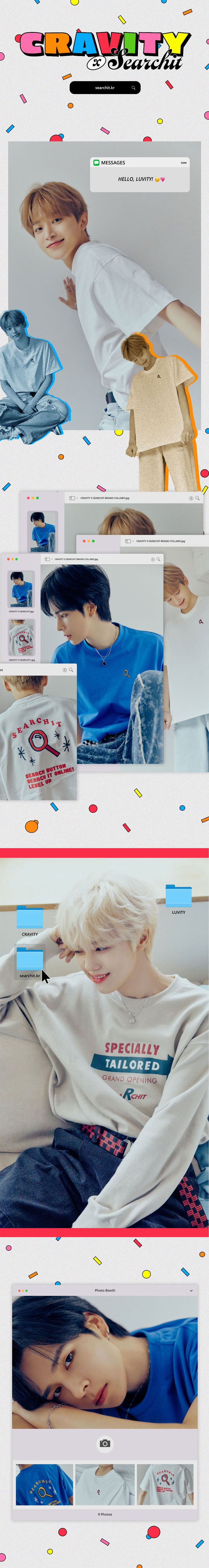 公式トレカ3枚付き]CRAVITY X Searchit BRAND COLLABORATION